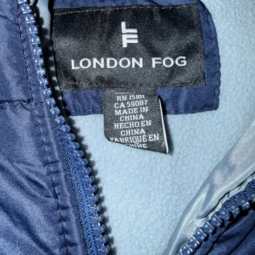 London Fog Men's Dark Blue‎ Puffer Jacket